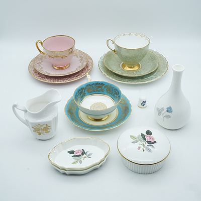 Group of English China Including Wedgwood, Spode, Paragon and More