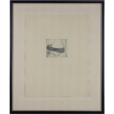 Charles Blackman (1928-2018) Alices Foot Etching Edition 45/75