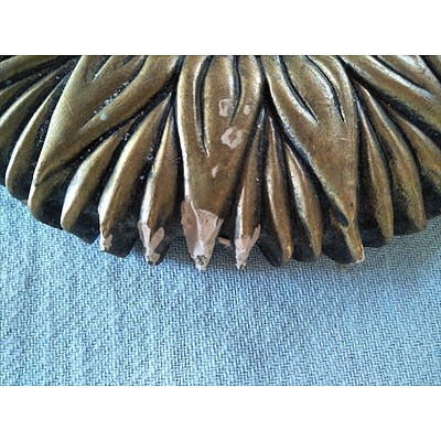 3 x mirrors in golden frames