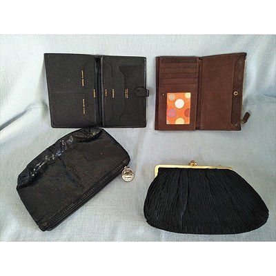 Assorted purses (Evening Wallet & Travel)