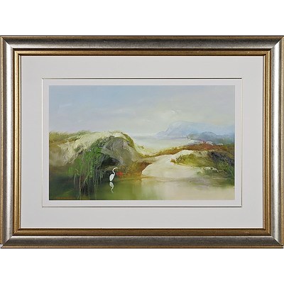 Ken Taber (1942-) Reflections Acrylic on Board