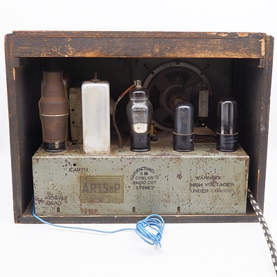 Wooden Cased Valve Radio