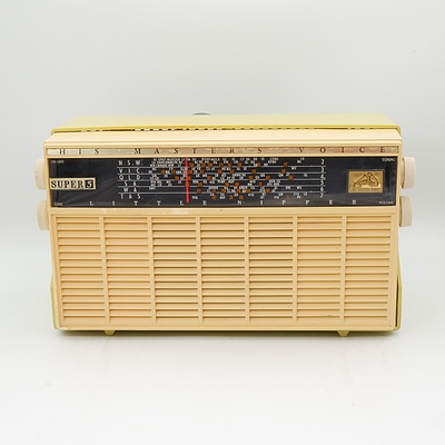 His Master's Voice Little Nipper Super 5 Valve Radio