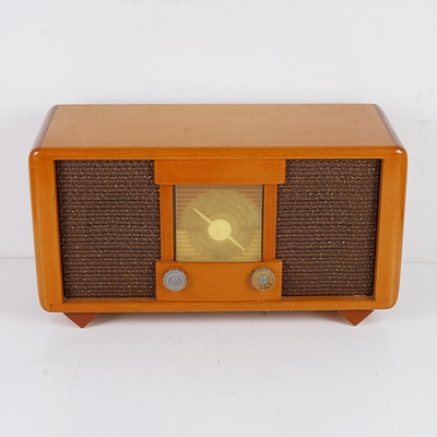 Wooden Cased Valve Radio