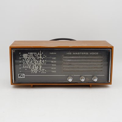 His Master's Voice Model 68-55 Valve Radio