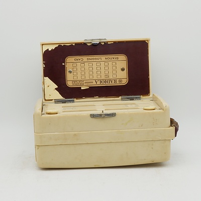 AWA Radiola Portable Valve Radio