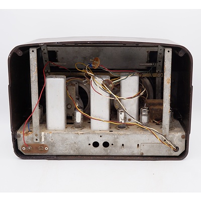 Bakelite Cased His Master's Voice Valve Radio