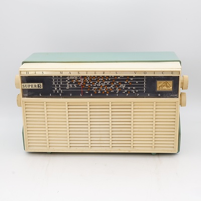 His Master's Voice Super 5 Little Nipper Valve Radio
