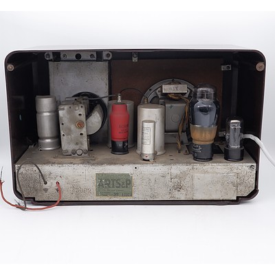 Bakelite Cased Phillips Radioplayer Valve Radio