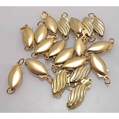 14ct Gold-filled pearl clasps