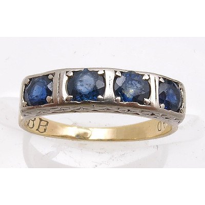 9ct Gold Natural Sapphire Ring