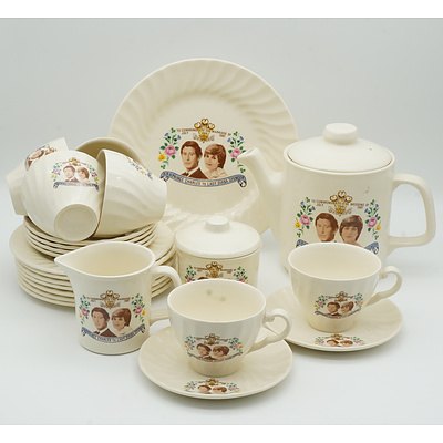 Johnson of Australia Prince Charles and Diana Tea Service for Six