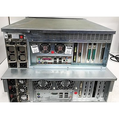 Chyron Duet LEX 2 Character Generators & CAMIO HA Graphics Controllers - Lot of 4