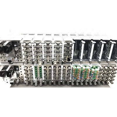 Grass Valley GeckoFlex 8900 Frames - Lot of 2