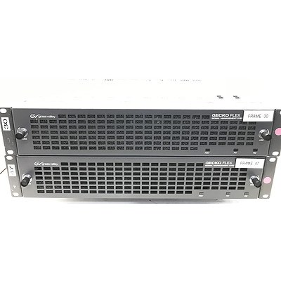 Grass Valley GeckoFlex 8900 Frames - Lot of 2