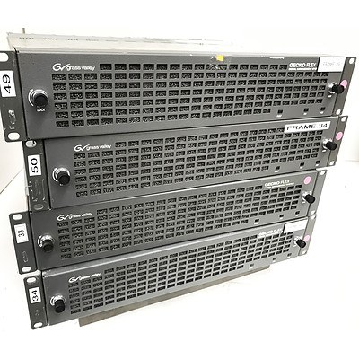 Grass Valley GeckoFlex 8900 Frames - Lot of 4