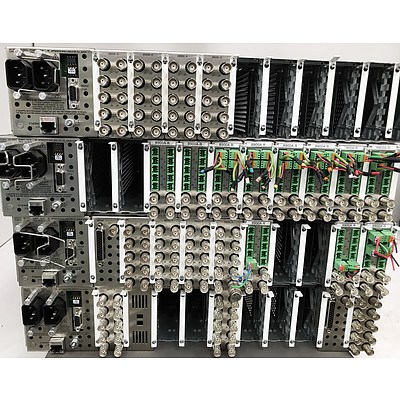 Grass Valley GeckoFlex 8900 Frames - Lot of 4