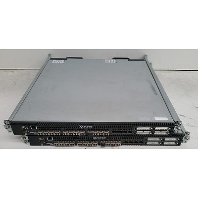 QLogic (SB5602-08A L) SANbox 5602 Fibre Channel Switch - Lot of Two