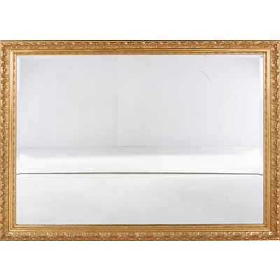 Large Gilt Framed Bevelled Glass Mirror
