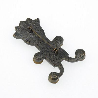 Foil Back Child Form Brooch