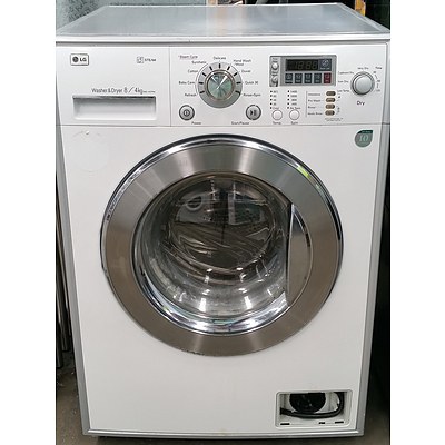 LG Direct Drive Inverter Combination Front Loader 8kg Washing Machine/4kg Dryer