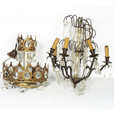 Three Vintage Style Chandeliers