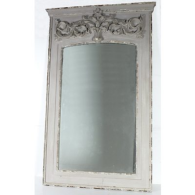 Large Wooden Carved Framed Mirror