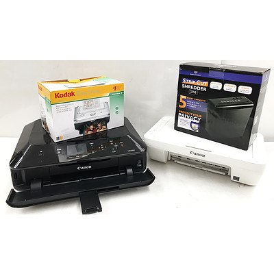 Two Canon MFPs, Kodak EasyShare & Shredder