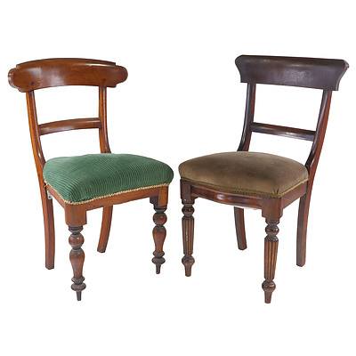 Two Australian Cedar Barback Chairs, Ex Gidleigh Homestead Bungendore NSW