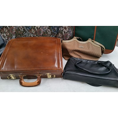 Travel Luggage and Handbags - Lot of Nine