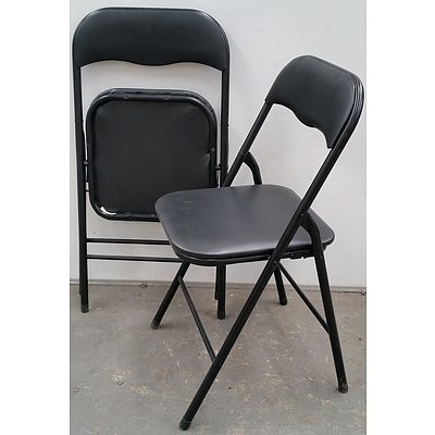 Folding Metal Chairs - Lot of Six