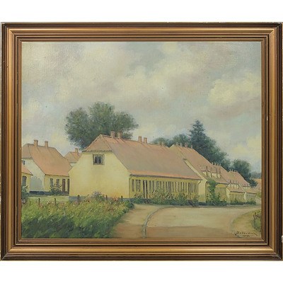 Carl Bosewang (Denmark XX) Oil On Canvas