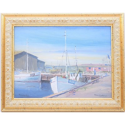 3 x Peer Gottrup (Denmark XX) Oil On Boards Including Two Marine Paintings and a Coastal Scene (3)