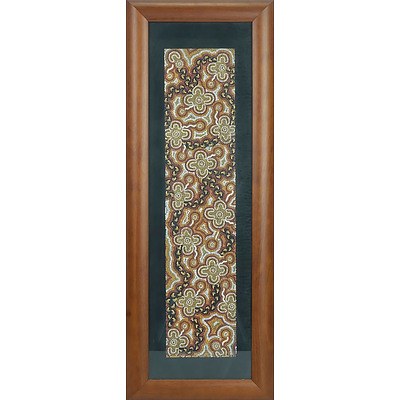 Karen Taylor (Aboriginal Dates Unknown) Walkabout, Oil On Canvas