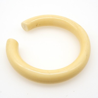 Carved Ivory Bangle