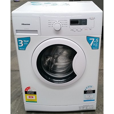 Hisense 7.5 Kg Front Loader Washing Machine