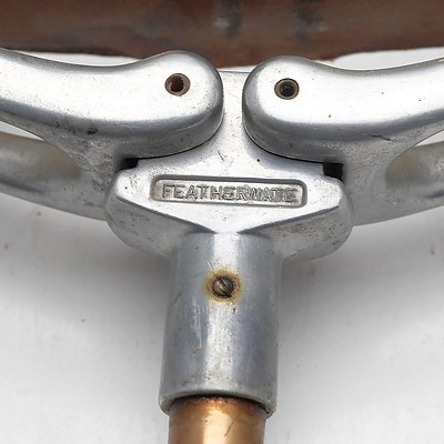 Vintage Featherwate Country Gentlemen's Shooting Stick with Leather Seat