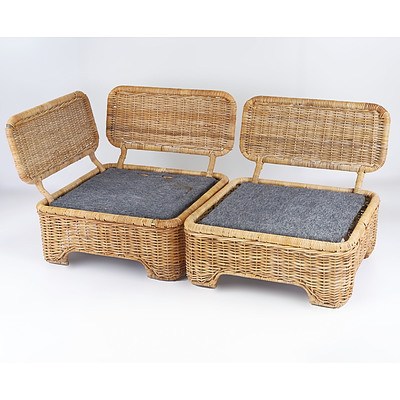 Retro Cane Modular Lounge Suite