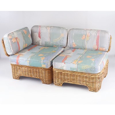 Retro Cane Modular Lounge Suite