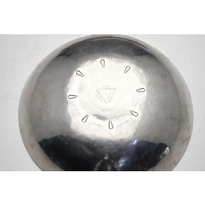 Four Arts & Crafts Hand Wrought Stainless Steel Dishes by Keswick School of Industrial Art KSIA Borrowdale UK