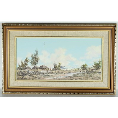 Francois Badenhorst (South African 1934-2013) Oil On Board