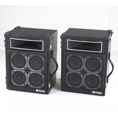 Pair of Toa RS-20 400w 8ohm PA Speakers