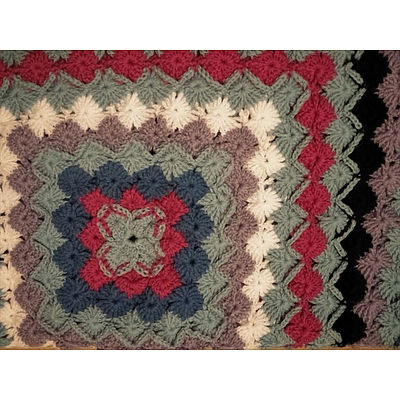 Hand Crotcheted Bavarian Blanket