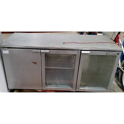 Williams 3 Door Underbar Fridge, Model: HBR3R