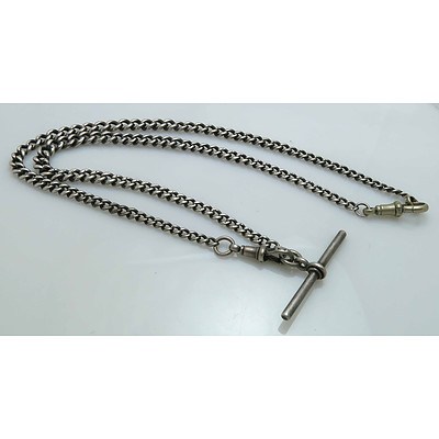 Sterling Silver Vintage/Antique Albert Chain