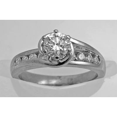 18ct White Gold Diamond Ring