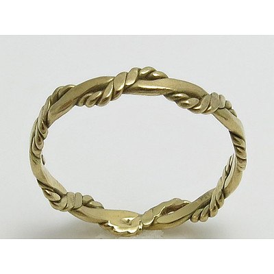 9ct Gold Twist design Ring