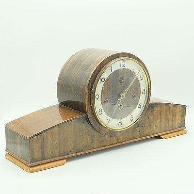 Vintage German EJU Mantel Clock