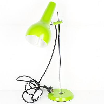 Retro Green Enamel Desk Lamp