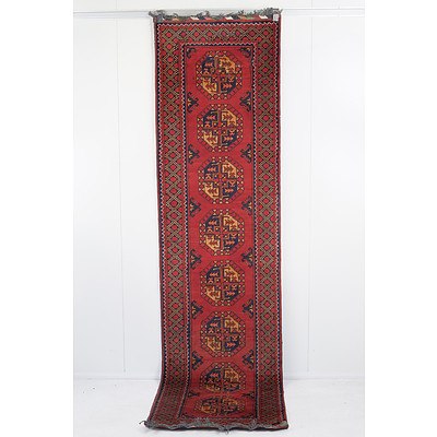 Cadry's Hand Knotted Wool Pile Runner